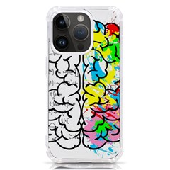 Brain Left Logic Language Science Iphone 14 Pro Tpu Uv Print Case by pakminggu