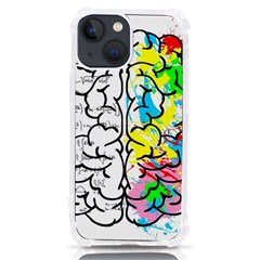 Brain Left Logic Language Science Iphone 13 Mini Tpu Uv Print Case by pakminggu