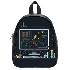 Remote Work Work From Home Online Work School Bag (small) by pakminggu