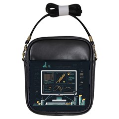 Remote Work Work From Home Online Work Girls Sling Bag by pakminggu