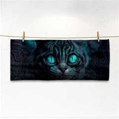 Angry Cat Fantasy Hand Towel by pakminggu