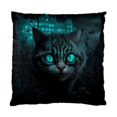 Angry Cat Fantasy Standard Cushion Case (one Side) by pakminggu