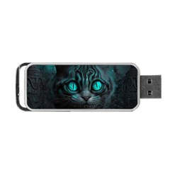 Angry Cat Fantasy Portable Usb Flash (one Side)