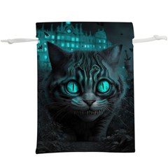 Angry Cat Fantasy Lightweight Drawstring Pouch (xl) by pakminggu