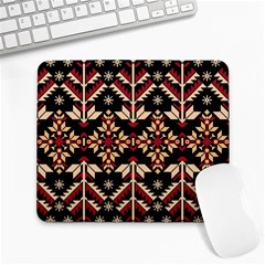 Vector Illustration Of Ukrainian Folk Seamless Pattern Ethnic Ornament Border Element Traditional Large Mousepad by pakminggu