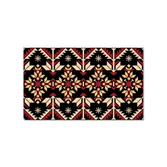 Vector Illustration Of Ukrainian Folk Seamless Pattern Ethnic Ornament Border Element Traditional Sticker Rectangular (100 Pack) by pakminggu