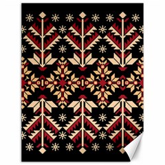 Vector Illustration Of Ukrainian Folk Seamless Pattern Ethnic Ornament Border Element Traditional Canvas 12  X 16  by pakminggu