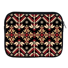 Vector Illustration Of Ukrainian Folk Seamless Pattern Ethnic Ornament Border Element Traditional Apple Ipad 2/3/4 Zipper Cases by pakminggu