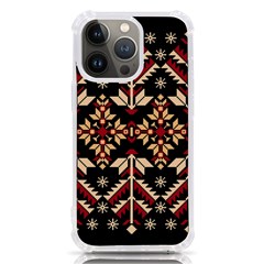 Vector Illustration Of Ukrainian Folk Seamless Pattern Ethnic Ornament Border Element Traditional Iphone 13 Pro Tpu Uv Print Case by pakminggu