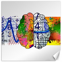 Brain Cerebrum Biology Abstract Canvas 20  X 20  by pakminggu