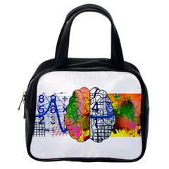 Brain Cerebrum Biology Abstract Classic Handbag (one Side) by pakminggu