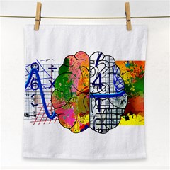 Brain Cerebrum Biology Abstract Face Towel by pakminggu