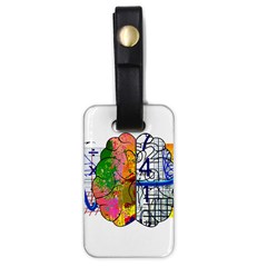 Brain Cerebrum Biology Abstract Luggage Tag (one Side) by pakminggu