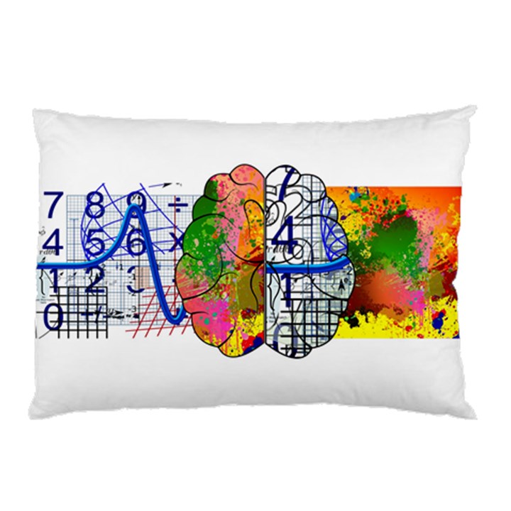 Brain Cerebrum Biology Abstract Pillow Case (Two Sides)