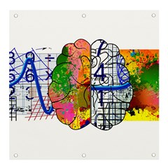 Brain Cerebrum Biology Abstract Banner And Sign 4  X 4  by pakminggu