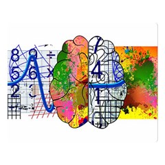 Brain Cerebrum Biology Abstract Premium Plush Fleece Blanket (large) by pakminggu