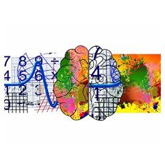 Brain Cerebrum Biology Abstract Premium Plush Fleece Blanket (extra Small)