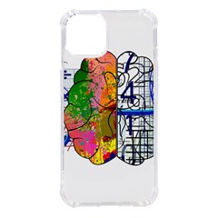 Brain Cerebrum Biology Abstract Iphone 14 Tpu Uv Print Case by pakminggu