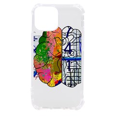 Brain Cerebrum Biology Abstract Iphone 13 Mini Tpu Uv Print Case by pakminggu