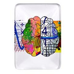 Brain Cerebrum Biology Abstract Rectangular Glass Fridge Magnet (4 Pack) by pakminggu