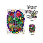 Brain Head Mind Man Silhouette Playing Cards 54 Designs (Mini) Front - Club8