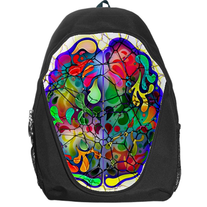 Brain Head Mind Man Silhouette Backpack Bag