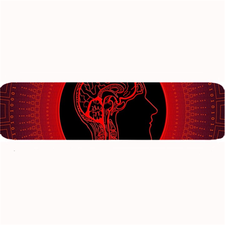 Artificial Intelligence Brain Think Large Bar Mat