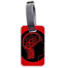 Artificial Intelligence Brain Think Luggage Tag (two Sides) by pakminggu