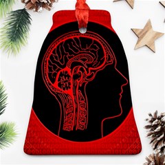 Artificial Intelligence Brain Think Bell Ornament (two Sides)