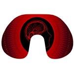 Artificial Intelligence Brain Think Travel Neck Pillow Front