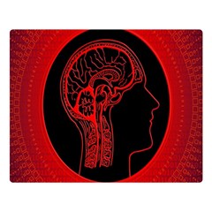 Artificial Intelligence Brain Think Two Sides Premium Plush Fleece Blanket (large) by pakminggu