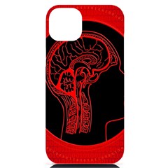 Artificial Intelligence Brain Think Iphone 14 Plus Black Uv Print Case by pakminggu