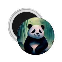 Animal Panda Forest Tree Natural 2.25  Magnets