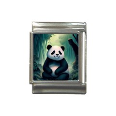 Animal Panda Forest Tree Natural Italian Charm (13mm) by pakminggu