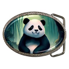 Animal Panda Forest Tree Natural Belt Buckles by pakminggu