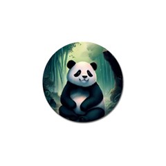 Animal Panda Forest Tree Natural Golf Ball Marker (10 Pack) by pakminggu