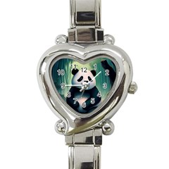 Animal Panda Forest Tree Natural Heart Italian Charm Watch