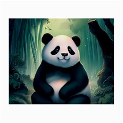 Animal Panda Forest Tree Natural Small Glasses Cloth by pakminggu