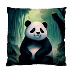 Animal Panda Forest Tree Natural Standard Cushion Case (Two Sides) Back