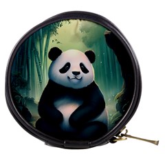 Animal Panda Forest Tree Natural Mini Makeup Bag