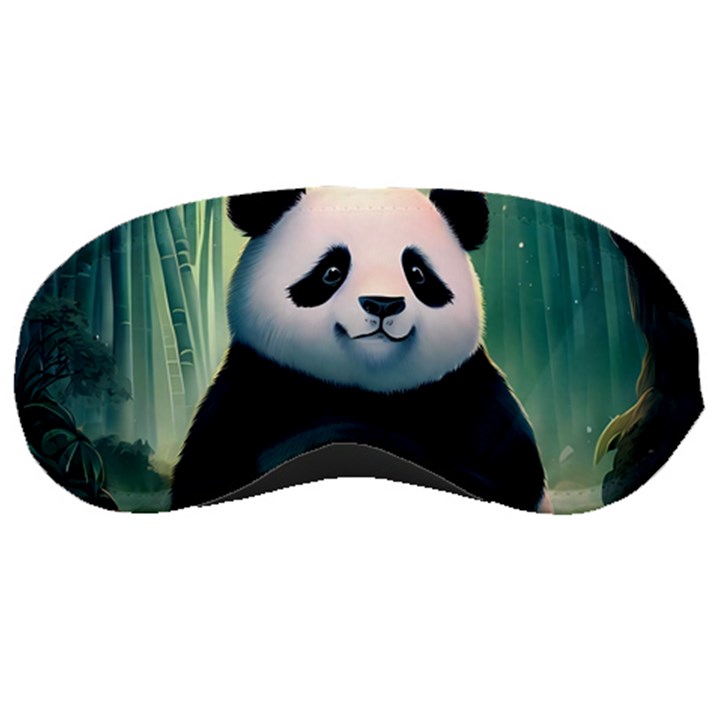 Animal Panda Forest Tree Natural Sleeping Mask