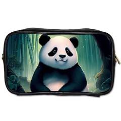 Animal Panda Forest Tree Natural Toiletries Bag (one Side) by pakminggu