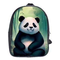 Animal Panda Forest Tree Natural School Bag (xl) by pakminggu