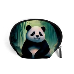 Animal Panda Forest Tree Natural Accessory Pouch (Small)