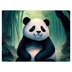 Animal Panda Forest Tree Natural Premium Plush Fleece Blanket (extra Small) by pakminggu