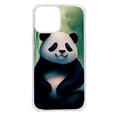 Animal Panda Forest Tree Natural Iphone 13 Pro Max Tpu Uv Print Case by pakminggu