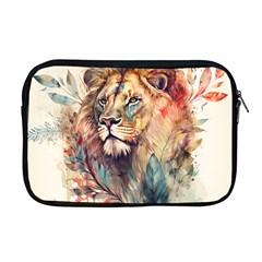 Lion Africa African Art Apple Macbook Pro 17  Zipper Case by pakminggu