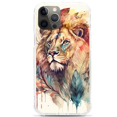 Lion Africa African Art Iphone 12 Pro Max Tpu Uv Print Case by pakminggu