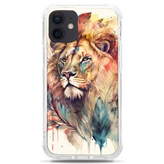 Lion Africa African Art Iphone 12 Mini Tpu Uv Print Case	 by pakminggu