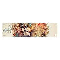 Lion Africa African Art Banner And Sign 4  X 1  by pakminggu